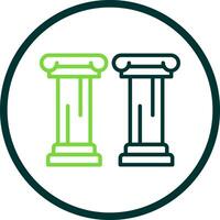 Column Vector Icon Design