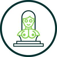 Bust Vector Icon Design