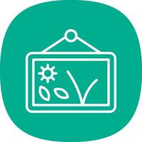 Framing Vector Icon Design