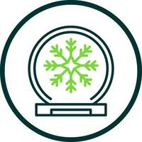 Snow globe Vector Icon Design