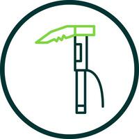 Ice axe Vector Icon Design