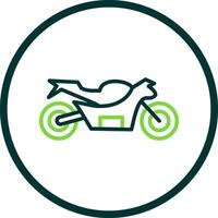 Motorbike Vector Icon Design