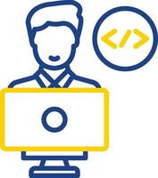 Programmer Vector Icon Design