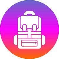 Backpack Vector Icon Design