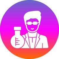 Scientist Vector Icon Design