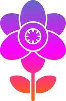 Arctic poppy Vector Icon Design