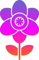 Arctic poppy Vector Icon Design