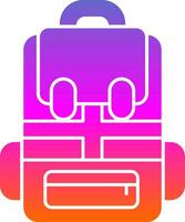 Backpack Vector Icon Design