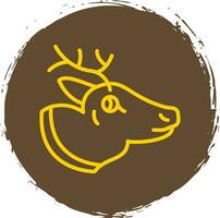 Reindeer Vector Icon Design