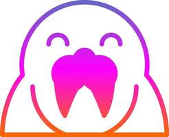 Walrus Vector Icon Design