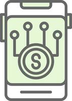 Digital Money Vector Icon Design