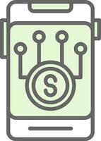 Digital Money Vector Icon Design