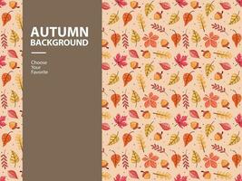 autumn vector wallpaper pattern seamless element floral backdrop harvest leaf fabric maple canada