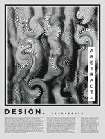 Abstract grey fluid background template copy space. Contemporary grunge poster design. Suitable for art exhibition or event banner. vector