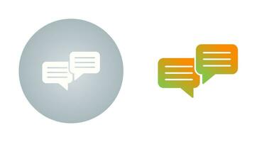 Chatting Vector Icon