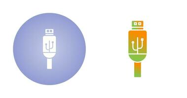 Usb Cable Vector Icon