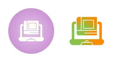 Online Learning Vector Icon