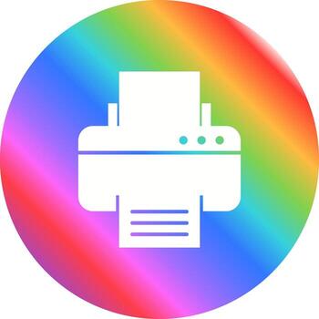 icono de vector de impresora