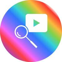 Youtube Search Vector Icon