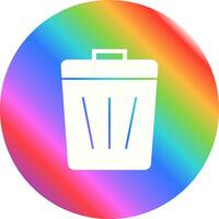 icono de vector de basura