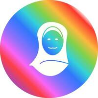 Islamic Woman Vector Icon