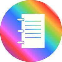Notebook Vector Icon