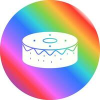 icono de vector de pastel de cumpleaños