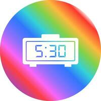 Digital Clock Vector Icon