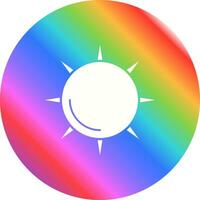 icono de vector de sol