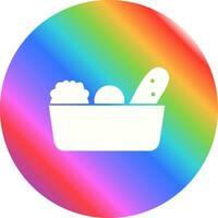 Vegetable Basket Vector Icon