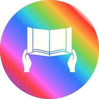 Reading Holy Book Vector Icon