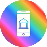 Mobile Banking Vector Icon