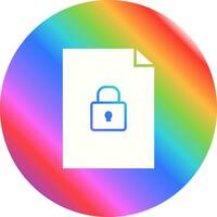 Secure Document Vector Icon