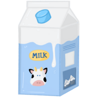 caja de cartón de Leche png