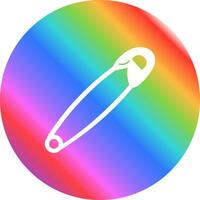 Safety Pin Vector Icon