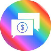 Money Talk Vector Icon