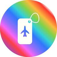 Luggage Tag Vector Icon