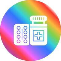 Pills Bottle Vector Icon