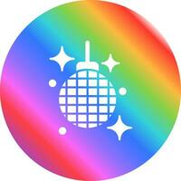 icono de vector de bola de discoteca