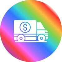 Money Truck Vector Icon
