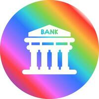 icono de vector de banco