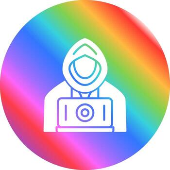icono de vector de hacker