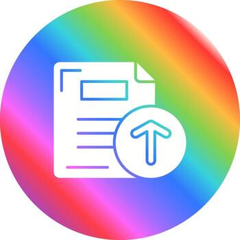 Files Upload Vector Icon