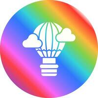 Hot Air Balloon Vector Icon