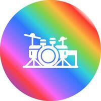 Drum Set Vector Icon