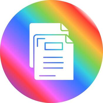 icono de vector de documento