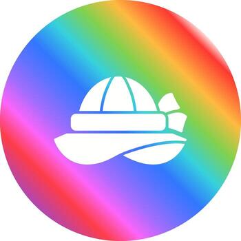 icono de vector de sombrero