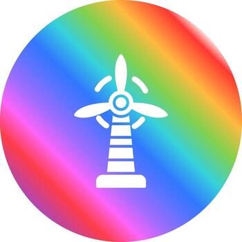 icono de vector de molino de viento