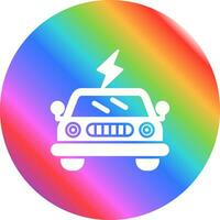 Electric Car Vector Icon