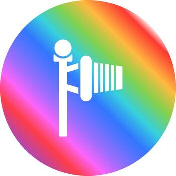 Windsock Vector Icon